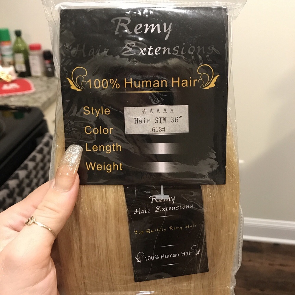 100% 36” Remy Human Hair Extensions